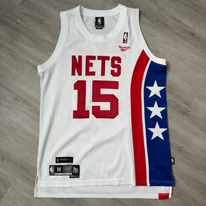 Authentic Vince Carter New Jersey Nets Medium 40 Reebok HWC 1975-76 Throwback - Picture 1 of 1
