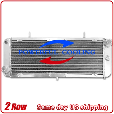 Aluminum Radiator For Fiat X1/9 Bertone X1/9 Lancia Scorpion & Montecarlo 2-ROW - Image 1 of 4