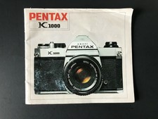 Vintage Pentax K1000 35mm Film Slr Camera - User Instruction Manual