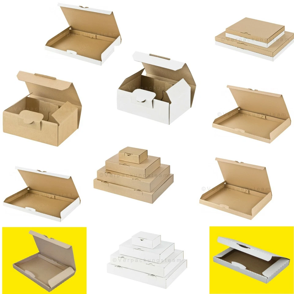 Versandkarton Maxibriefkarton Großbriefkarton briefkastentauglich Höhe 2-5cm