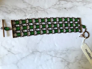 Pulsera palanca Liz Claiborne Realities tono dorado 7" nueva precio de venta sugerido por el fabricante $45.00 - Imagen 1 de 4
