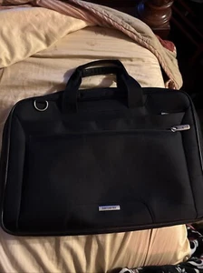 Samsonite ~ Black Laptop work/travel bag with crossbody strap Unused Condition - Picture 1 of 18