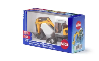 Excavadora Cargadora Wacker Neuson EW65 de ruedas (Escala 1/50) Siku ,NUEVA - Imagen 1 de 3