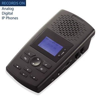 RECORDERGEAR TR600 LANDLINE PHONE RECORDER  | CALL RECORDER | AUTO RECORD | 16GB - Image 1 of 4