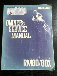 Genuine (OE) Suzuki RM80N 1992 Factory Service Repair Manual 99011-02B26-01A - Picture 1 of 4