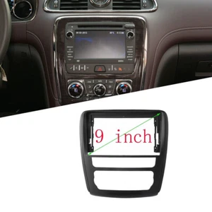 9" Fascia Stereo Radio Bezel Panel Frame Trim 2Din For BUICK ENCLAVE 2014-2018 A - Bild 1 von 1