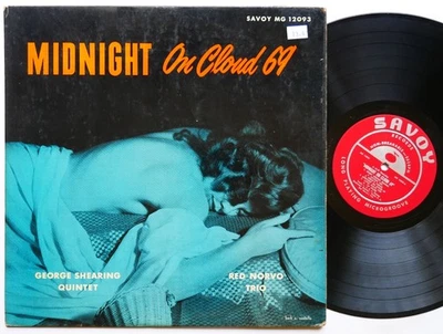 GEORGE SHEARING RED NORVO Midnight On Cloud 69 LP SAVOY MG 12093 Charles Mingus - Image 1 of 4