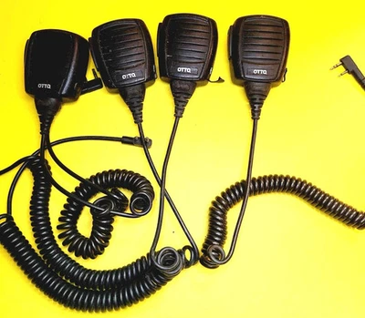 *100% UNTESTED* LOT OF 4 OTTO V2-X2KA511 SPEAKER MICROPHONE FOR TWO WAY RADIO - Image 1 of 4