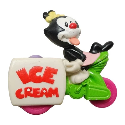Bicicleta de juguete McDonald's Animaniacs 1993 Dot Ice Cream de colección McDonalds Foto 1 de 4