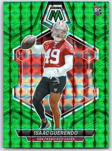 2024 Panini Mosaic Isaac Guerendo Green Prizm RC #388 49ers - Picture 1 of 10