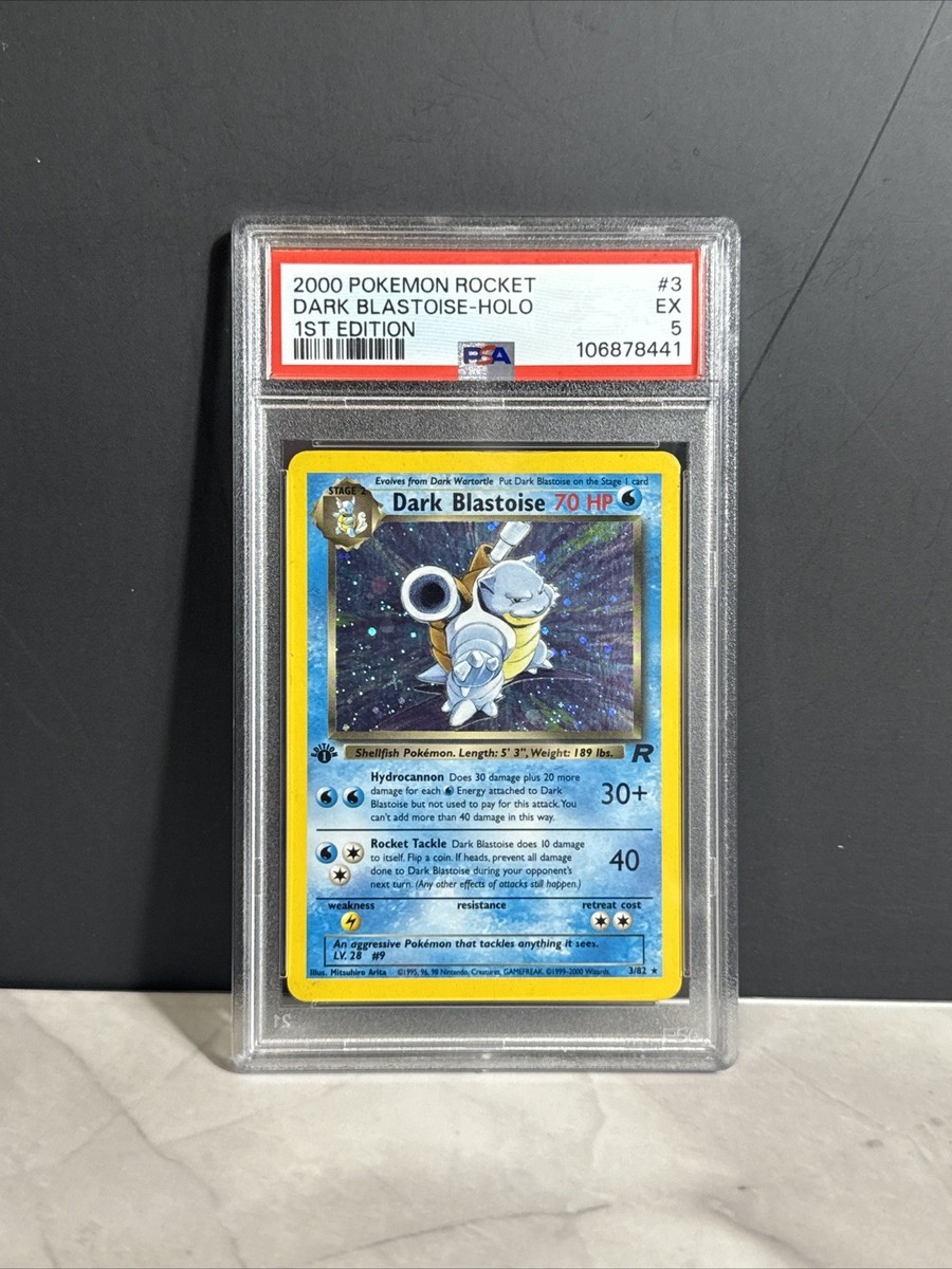 Darkness Pokémon TCG 1st Edition Individual Trading Card Darkness Pokémon TCG 1st Edition Individual Trading Card