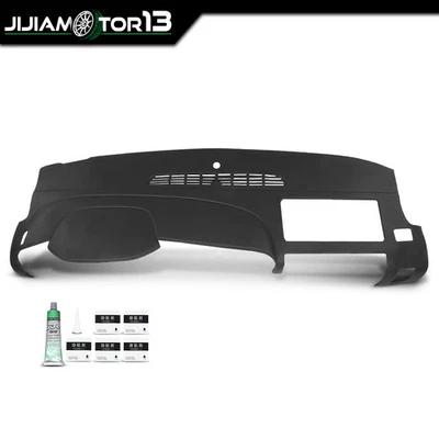 DashSkin Dash Cover for 2007-2013 Silverado Sierra with Dual Glovebox in Black - Image 1 of 4