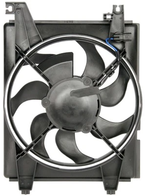 Conjunto de ventilador condensador de aire acondicionado de repuesto para Hyundai Elantra 2001-2008, Tiburon Foto 1 de 3