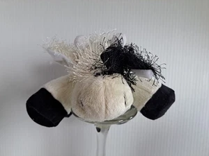 Ganz Webkinz Black & White Cow HM003 Plush 7” Stuffed Animal No Code - Picture 1 of 9