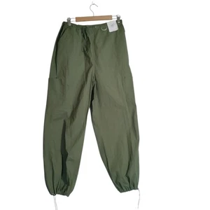 Rachel Paige Cargo Joggers Pants Green Elastic Cuffs Outdoor Classic XL New - Picture 1 of 8