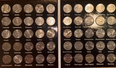 1999-2008 D COMPLETE Denver 50 State Quarters Set Statehood Collection Lot SQD2 - Image 1 of 3