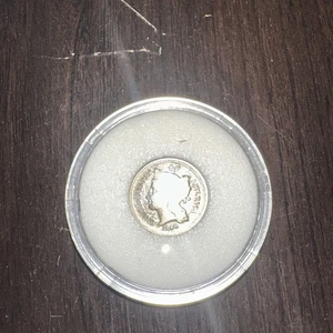 1865 Three Cent Nickel - Picture 1 of 2