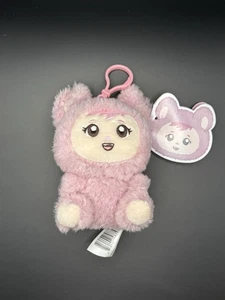 🔥LaBabies Fall Sherpa Collection Plush Monster Clip Pink BNWT🔥 - Picture 1 of 2