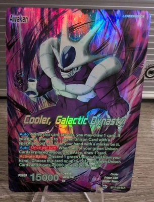 Cooler Galactic Dynasty Alt Art Leader Card 2025 Anniversary Box Dragon Ball CCG - Image 1 of 4