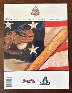 2001 NL Championship Program Atlanta Braves vs Arizona Diamondbacks - Unscored - Picture 1 of 20