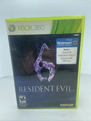 Resident Evil 6, Walmart Exclusive (Microsoft XBox 360, 2004) with Decals - Image 1 of 4