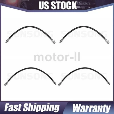 Manguera hidráulica de freno trasero delantero 4 piezas para camioneta International Harvester A100 1958 Foto 1 de 4