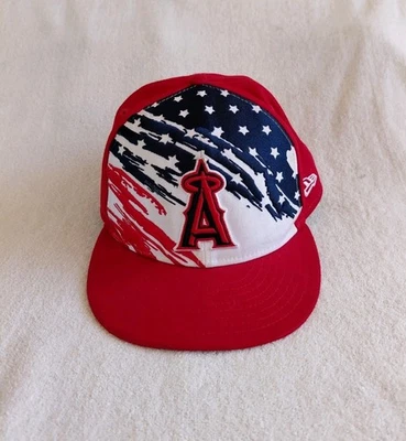 New Era Los Angeles Angels 4th Of July 2022 Hat 7 5/8 - Image 1 of 4
