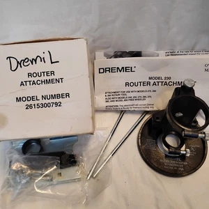 Juego de accesorios de router Dremel # 230 para herramientas Dremel, modelo #2615300792 - Imagen 1 de 2