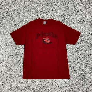 Vintage 90s Arizona Diamondbacks MLB Pro Baseball T-Shirt Red Size XL - Picture 1 of 3