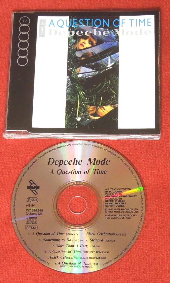 DEPECHE MODE A Question Of Time +7 live 1991 GERMANY MAXI CD MCD rare SONOPRESS - Bild 1 von 1