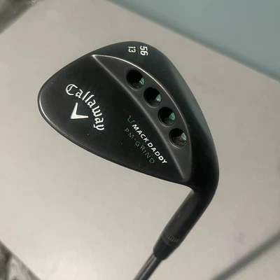 Cuña de molienda Callaway Mack Daddy negra mate PM arena SW 56° cuña de acero FlexRH Foto 1 de 4