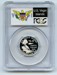2009 S 25C Silver Virgin Islands Quarter PCGS PR69DCAM - Picture 1 of 2