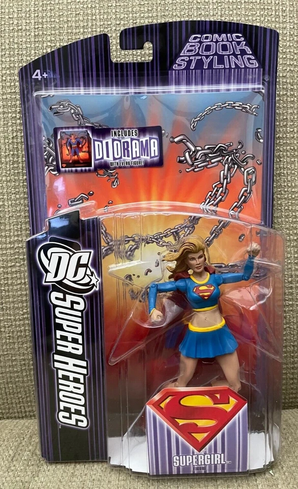 MOC DC Super Heroes S3 Select Sculpt Supergirl 2007