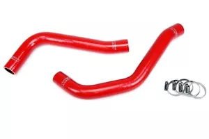 HPS Red Silicone Radiator Hose Kit Coolant OEM Replacement 57-1784-RED - Foto 1 di 2