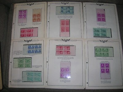 UNITED STATES PLATE BLOKS 1948 TO 1969 - BUY IT NOW OR BEST OFFER - Image 1 of 4
