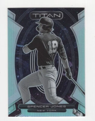 2023 PANINI CHRONICLES TITAN PRIZM SPENCER JONES NEW YORK YANKEES #9 - Image 1 of 2
