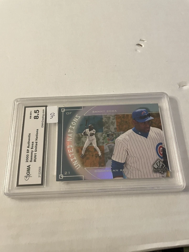2000 SP Authentic United Nations #UN1 Sammy Sosa High GRADE - Image 1 of 3