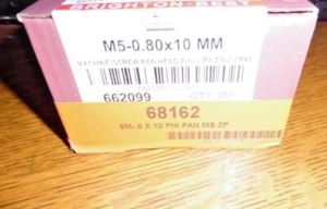 Brighton Best 662099 68162 M5-0,80x10 mm Kreuzschlitz Linsenkopf Maschinenschraube Zink  - Bild 1 von 5