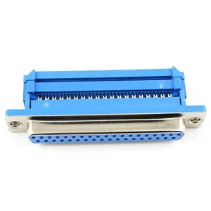 Conector adaptador tipo IDC hembra de 37 pines D-SUB 1 pieza para cable DB37 #D3 - Imagen 1 de 4