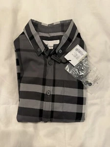 $280 Burberry Kids Button Down Brand New With Tags Size 6y - Picture 1 of 3