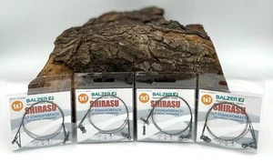 Balzer Shirasu 1x7 Niroflex Stahlvorfach mit Spezial Eindreher 6kg 9kg 12kg 15kg - Picture 1 of 5