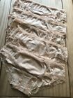 Womens Knickers 5 Pack Brief Hipster Size 18 Plus Size BNWT Toasted Almond
