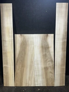TONEWOOD, CURLY HARD ROCK MAPLE BACK AND SIDES SET FOR JUMBO 17" - Picture 1 of 6