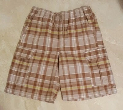 Pantalones cortos cargo cintura elástica para niños: S-M-L-XL y Husky Foto 1 de 2