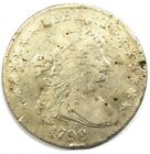 1799 Draped Bust Silver Dollar $1 Coin - Fine / Vf Details (Damage)