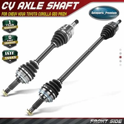 Ось CV в сборе для Chevrolet Nova Toyota Corolla Geo призматическая передняя левая и правая сторона - Изображение 1 из 4