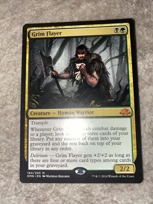 Grim Flayer Eldritch Moon NM Black Green Mythic Rare MAGIC MTG CARD - Image 1 of 4