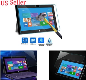 9H Premium Tempered Glass Film Screen Protector for Microsoft Surface Pro 3 - Picture 1 of 3