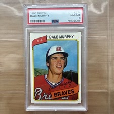 1980 Topps Dale Murphy 274 PSA 8 Atlanta Braves