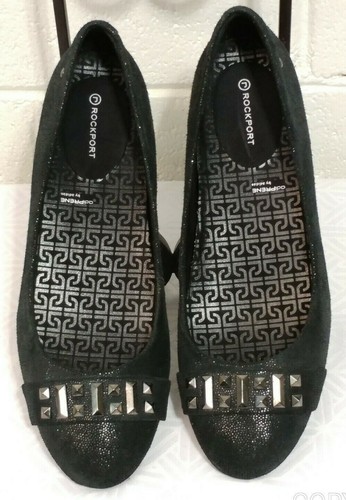 SCARPE BASSE DONNA ROCKPORT AdiPrene By Adidas taglia 9 5 tomaia in pelle nera